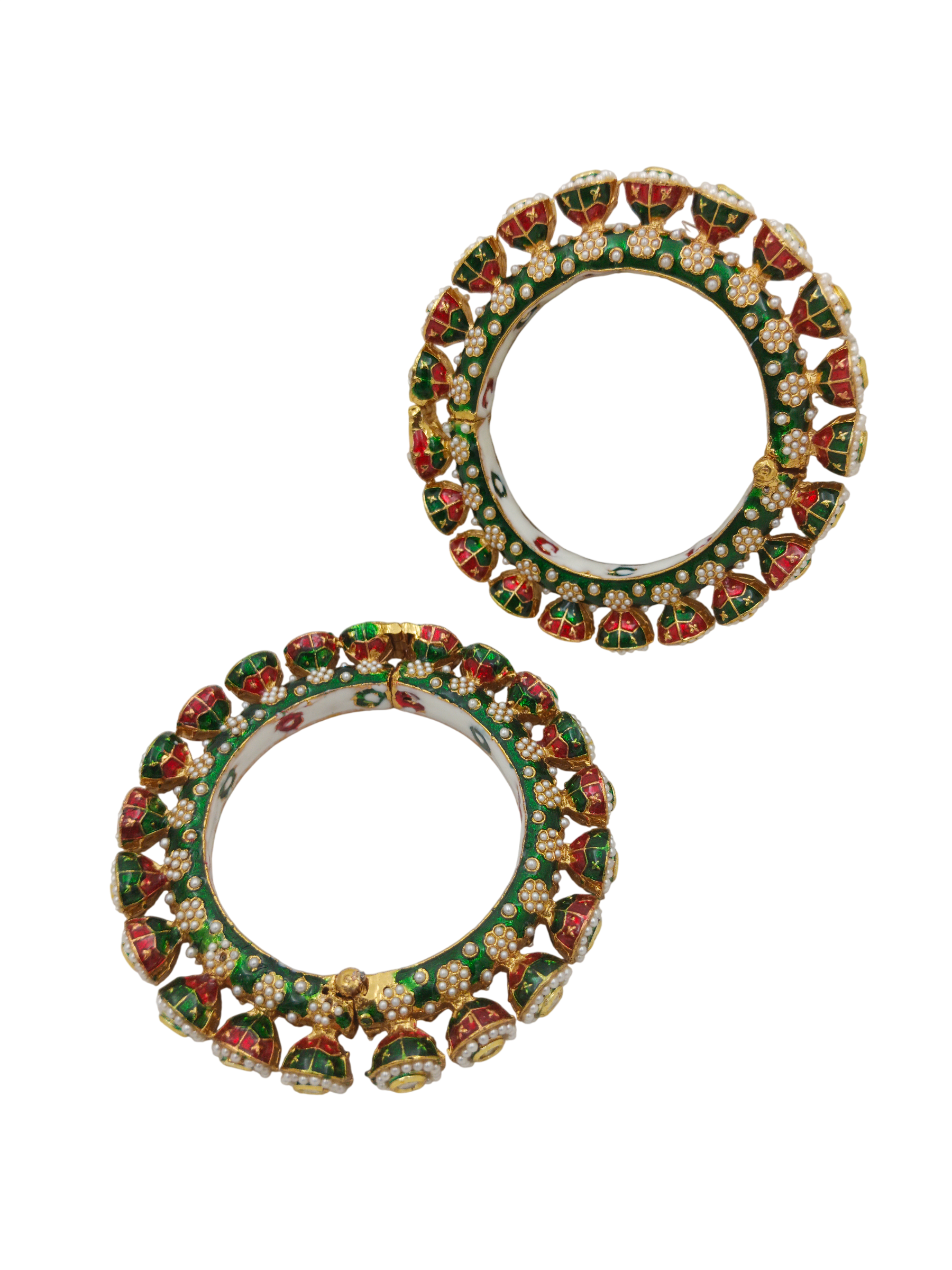 Kundan Rajwada Set with soft purple stones on antique gold
